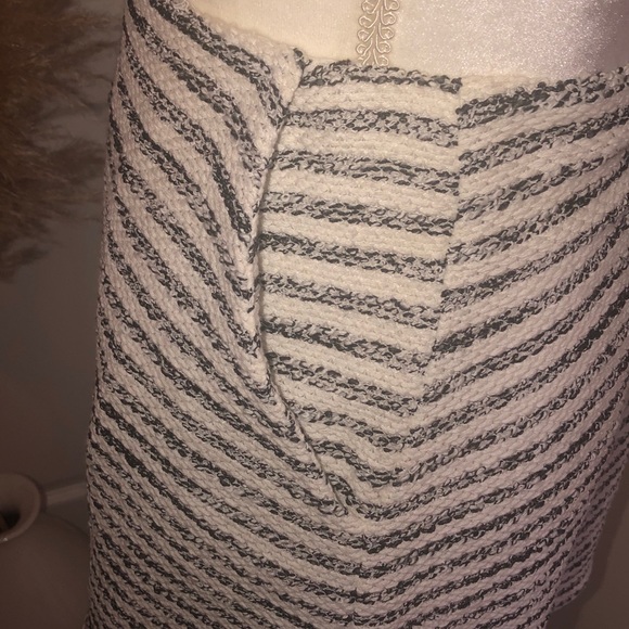 {Bcbgeneration} Striped Zipper Front Skirt - Picture 9 of 9